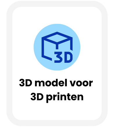 3D models for 3D printing
